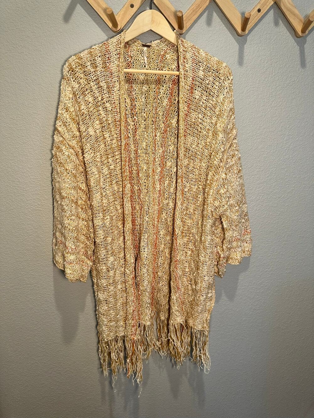 Free People Duster Sweater Size Med/Large